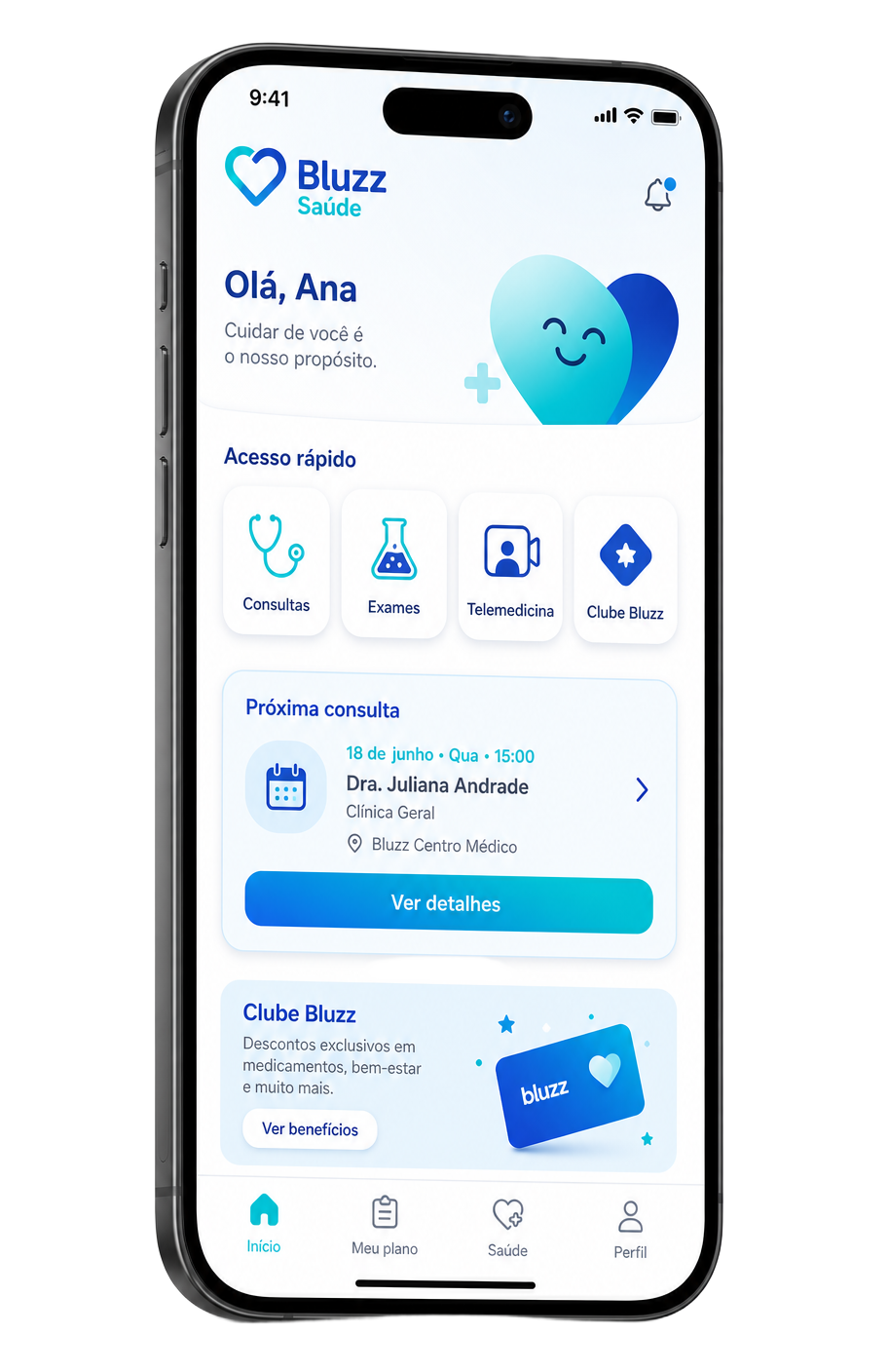 App Bluzz Saúde